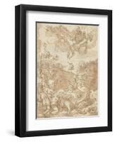 The Brazen Serpent, 1581-Jacopo Robusti Tintoretto-Framed Premium Giclee Print