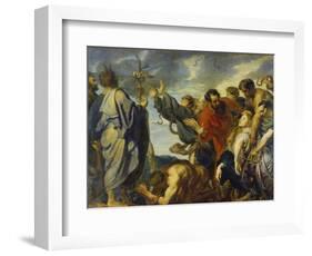 The Brazen Serpent, 1618-20-Sir Anthony Van Dyck-Framed Giclee Print