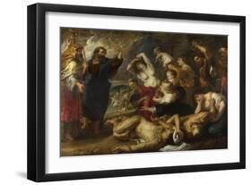 The Brazen Serpent, 1635-1640-Peter Paul Rubens-Framed Giclee Print