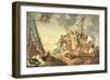 The Brazen Serpent, Right Hand Section-Simon Vouet-Framed Giclee Print