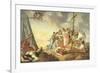 The Brazen Serpent, Right Hand Section-Simon Vouet-Framed Giclee Print