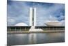 The Brazilian Congress, Brasilia, UNESCO World Heritage Site, Brazil, South America-Michael Runkel-Mounted Photographic Print