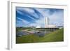 The Brazilian Congress, Brasilia, UNESCO World Heritage Site, Brazil, South America-Michael Runkel-Framed Photographic Print