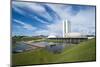 The Brazilian Congress, Brasilia, UNESCO World Heritage Site, Brazil, South America-Michael Runkel-Mounted Photographic Print