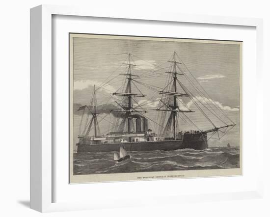 The Brazilian Ironclad Independencia-null-Framed Giclee Print