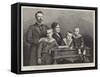 The Brazilian Revolution, the Comte and Comtesse D'Eu and Family-null-Framed Stretched Canvas