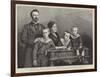 The Brazilian Revolution, the Comte and Comtesse D'Eu and Family-null-Framed Giclee Print