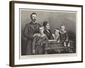 The Brazilian Revolution, the Comte and Comtesse D'Eu and Family-null-Framed Giclee Print