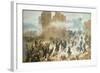 The Breach of Porta Pia in Rome, September 20, 1870-Carlo Ademollo-Framed Giclee Print