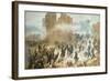 The Breach of Porta Pia in Rome, September 20, 1870-Carlo Ademollo-Framed Giclee Print