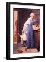 The Bread-Jean-Baptiste Simeon Chardin-Framed Art Print