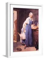The Bread-Jean-Baptiste Simeon Chardin-Framed Art Print