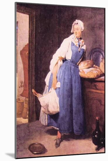 The Bread-Jean-Baptiste Simeon Chardin-Mounted Art Print