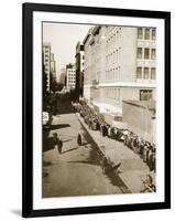 The Breadline, a Visible Sign of Poverty During the Great Depression-null-Framed Photographic Print