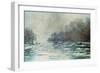 The Break up at Vetheuil, circa 1883-Claude Monet-Framed Giclee Print