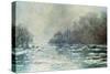 The Break up at Vetheuil, circa 1883-Claude Monet-Stretched Canvas