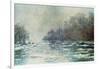 The Break up at Vetheuil, circa 1883-Claude Monet-Framed Giclee Print