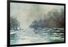 The Break up at Vetheuil, circa 1883-Claude Monet-Framed Giclee Print