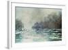 The Break up at Vetheuil, circa 1883-Claude Monet-Framed Giclee Print