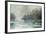 The Break up at Vetheuil, circa 1883-Claude Monet-Framed Giclee Print