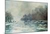 The Break up at Vetheuil, circa 1883-Claude Monet-Mounted Giclee Print