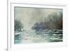 The Break up at Vetheuil, circa 1883-Claude Monet-Framed Giclee Print