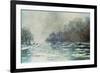 The Break up at Vetheuil, circa 1883-Claude Monet-Framed Giclee Print