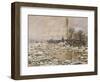 The Break-Up of the Ice, 1880-Claude Monet-Framed Giclee Print