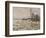 The Break-Up of the Ice, 1880-Claude Monet-Framed Giclee Print