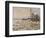 The Break-Up of the Ice, 1880-Claude Monet-Framed Giclee Print