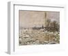 The Break-Up of the Ice, 1880-Claude Monet-Framed Giclee Print