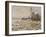 The Break-Up of the Ice, 1880-Claude Monet-Framed Giclee Print