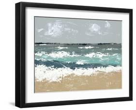 The Breakers II-Jade Reynolds-Framed Art Print