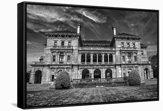 The Breakers Newport Rhode Island B/W-null-Framed Stretched Canvas