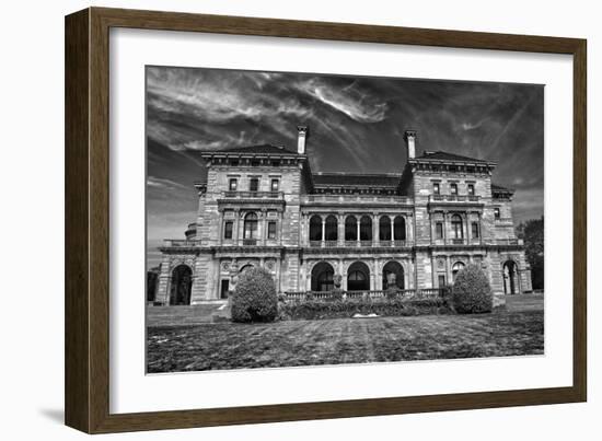 The Breakers Newport Rhode Island B/W-null-Framed Photo