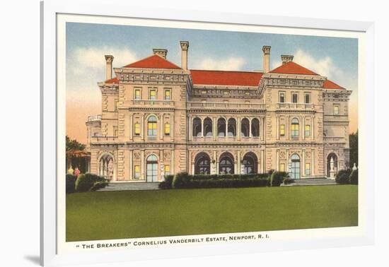 The Breakers, Vanderbilt Residence, Newport, Rhode Island-null-Framed Art Print