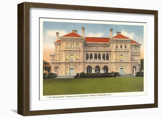 The Breakers, Vanderbilt Residence, Newport, Rhode Island-null-Framed Art Print