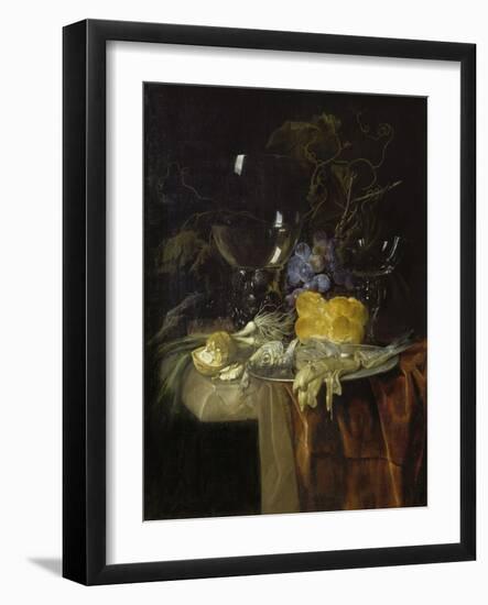 The Breakfast, 1679-Willem van Aelst-Framed Giclee Print