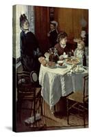 The Breakfast, 1868-Claude Monet-Stretched Canvas