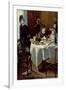 The Breakfast, 1868-Claude Monet-Framed Giclee Print