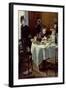 The Breakfast, 1868-Claude Monet-Framed Giclee Print