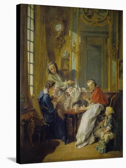 The Breakfast (Le Déjeuner), 1739-François Boucher-Stretched Canvas