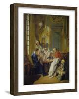 The Breakfast (Le Déjeuner), 1739-François Boucher-Framed Giclee Print