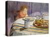 The Breakfast; Le Petit Dejeuner-Henri Lebasque-Stretched Canvas