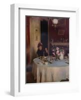 'The Breakfast Table', 1884 (1934)-John Singer Sargent-Framed Giclee Print