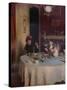 'The Breakfast Table', 1884 (1934)-John Singer Sargent-Stretched Canvas