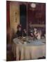 'The Breakfast Table', 1884 (1934)-John Singer Sargent-Mounted Giclee Print