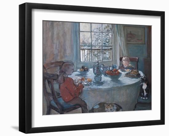 The Breakfast Table, 2001-Caroline Hervey-Bathurst-Framed Giclee Print