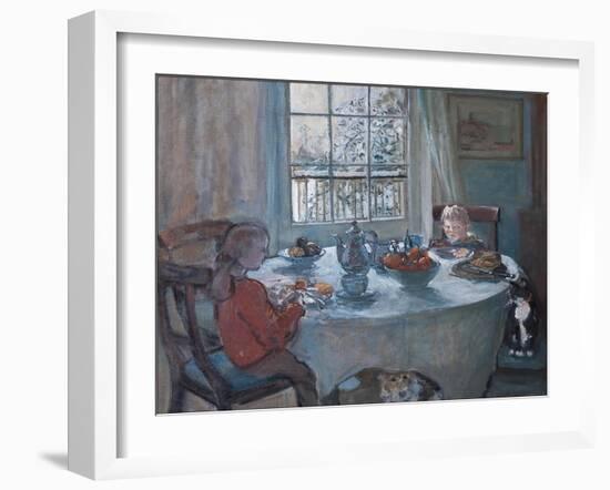 The Breakfast Table, 2001-Caroline Hervey-Bathurst-Framed Giclee Print