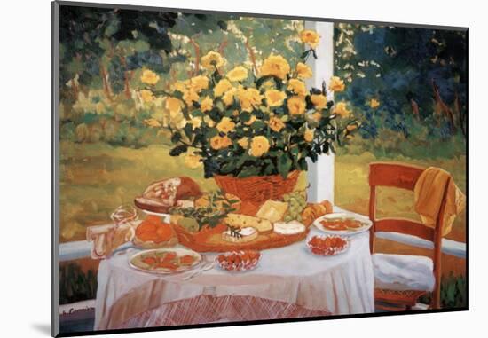 The Breakfast-Liliane Fournier-Mounted Art Print